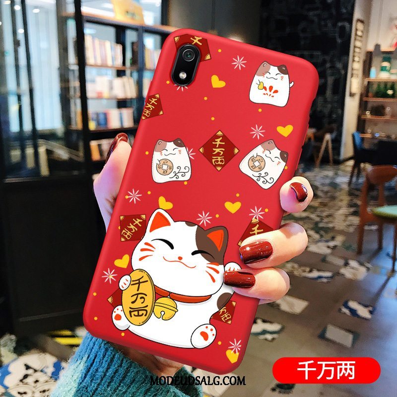 Xiaomi Redmi 7a Etui / Cover Beskyttelse Alt Inklusive Frisk Rød Blød