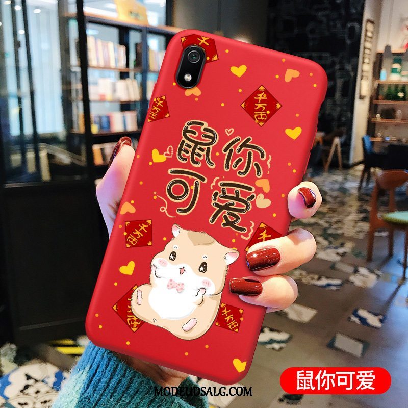 Xiaomi Redmi 7a Etui / Cover Beskyttelse Alt Inklusive Frisk Rød Blød