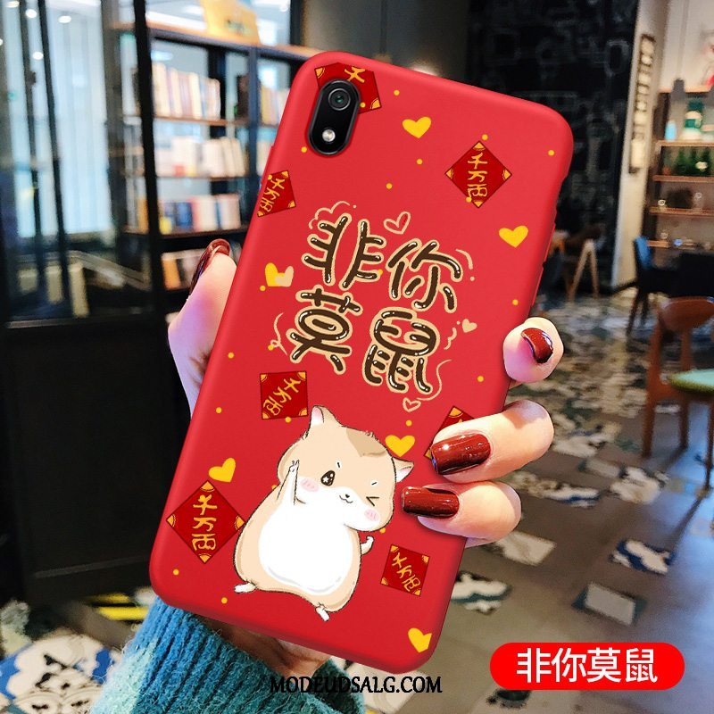 Xiaomi Redmi 7a Etui / Cover Beskyttelse Alt Inklusive Frisk Rød Blød