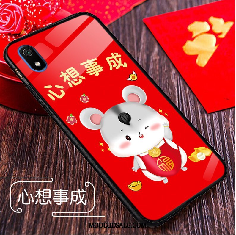 Xiaomi Redmi 7a Etui / Cover Rotte Rød Cartoon Ny Glas