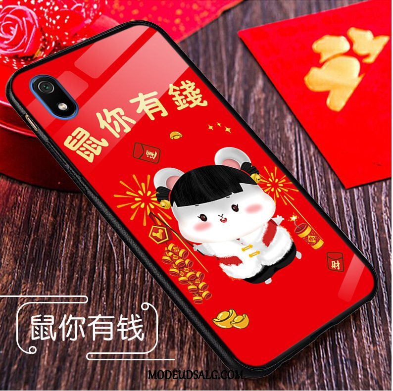 Xiaomi Redmi 7a Etui / Cover Rotte Rød Cartoon Ny Glas