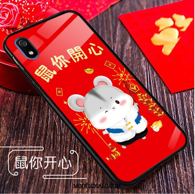 Xiaomi Redmi 7a Etui / Cover Rotte Rød Cartoon Ny Glas