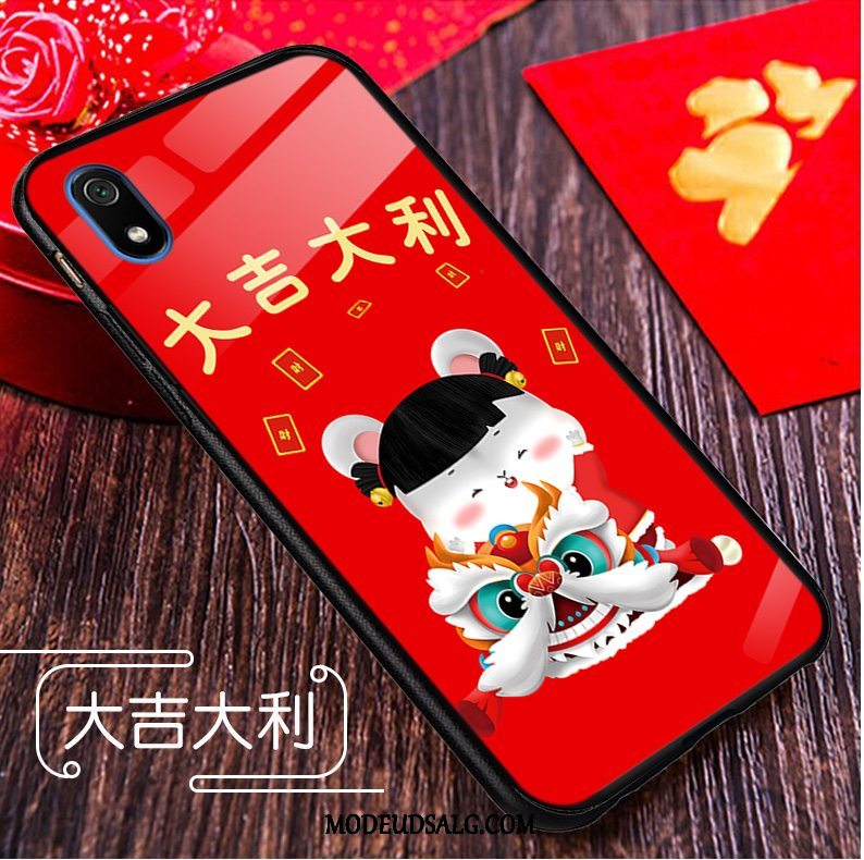 Xiaomi Redmi 7a Etui / Cover Rotte Rød Cartoon Ny Glas