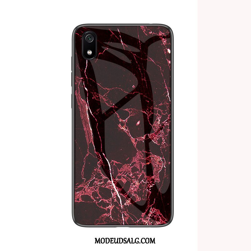 Xiaomi Redmi 7a Etui Cover Rød Net Red Blød Stor