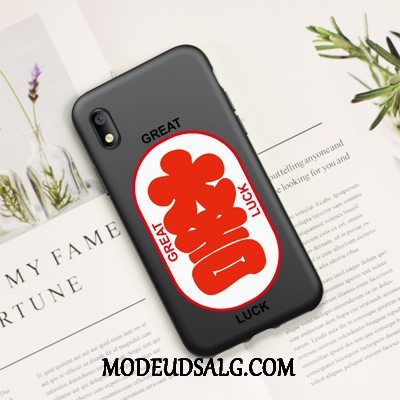 Xiaomi Redmi 7a Etui Gul Silikone Mode Anti-fald Rød