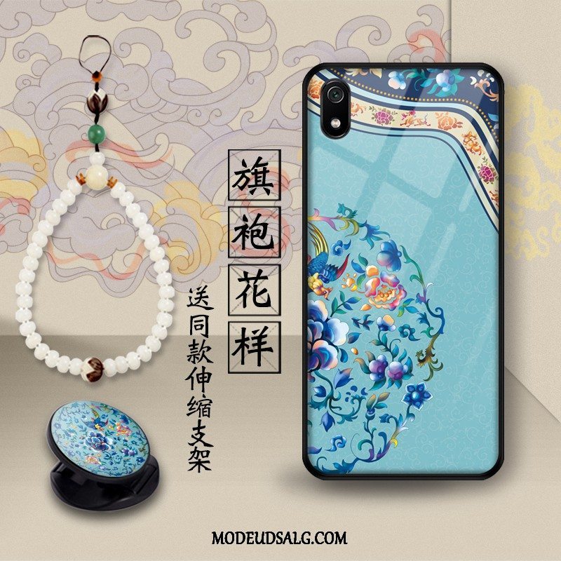 Xiaomi Redmi 7a Etui Kreativ Cover Glas Trend Beskyttelse