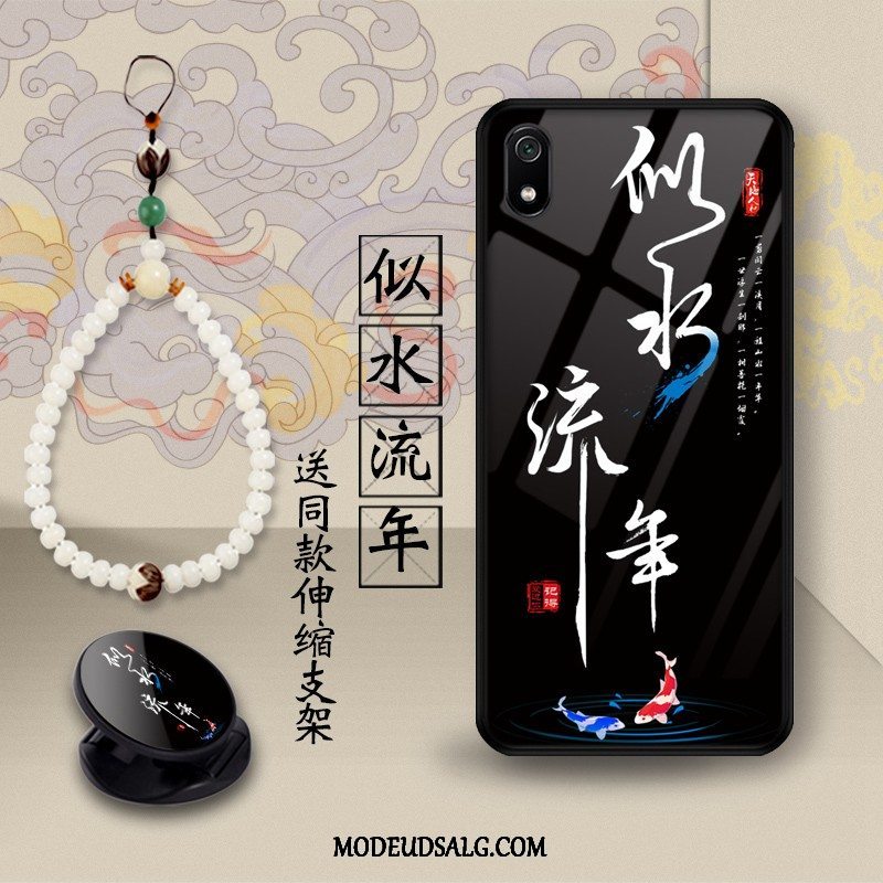 Xiaomi Redmi 7a Etui Kreativ Cover Glas Trend Beskyttelse