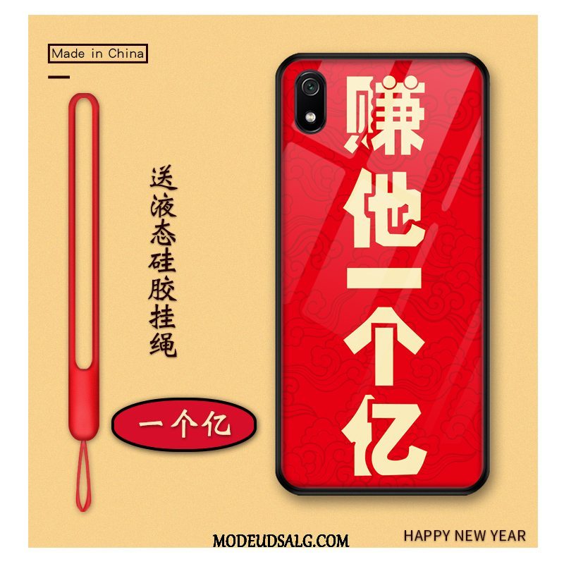 Xiaomi Redmi 7a Etui Ny Rød Wealth Beskyttelse Cartoon