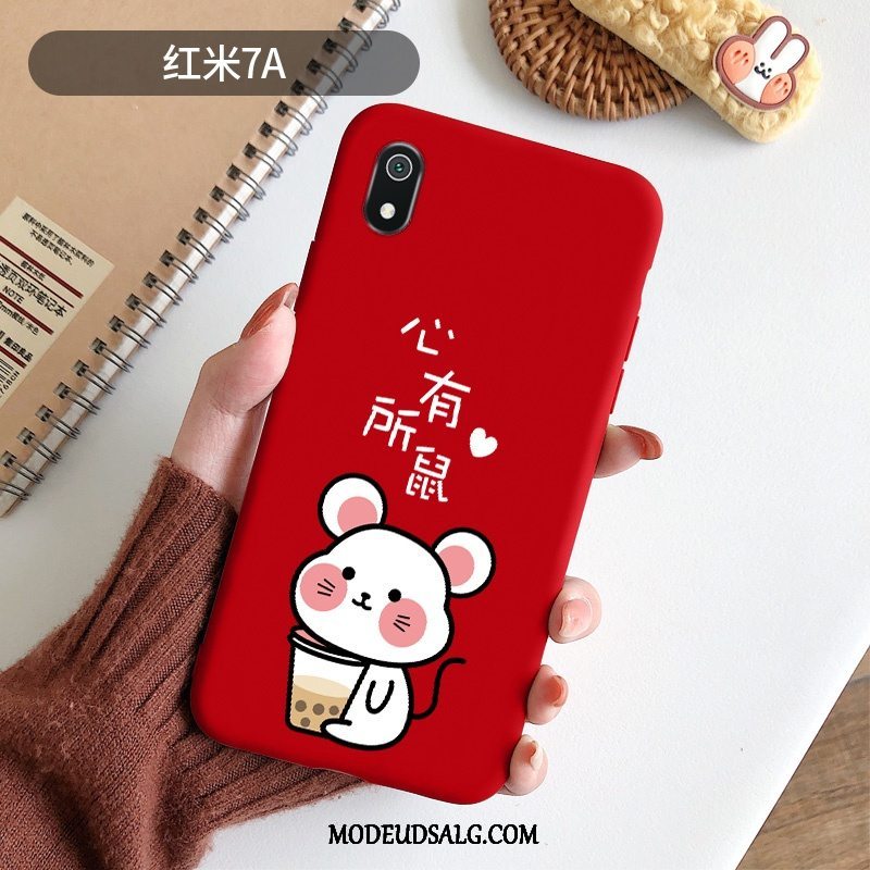 Xiaomi Redmi 7a Etui Silikone Lille Sektion Elskeren Anti-fald Nubuck