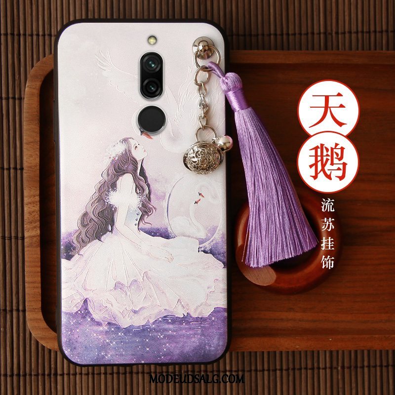 Xiaomi Redmi 8 Etui Alt Inklusive Tassel Relief Nubuck Anti-fald