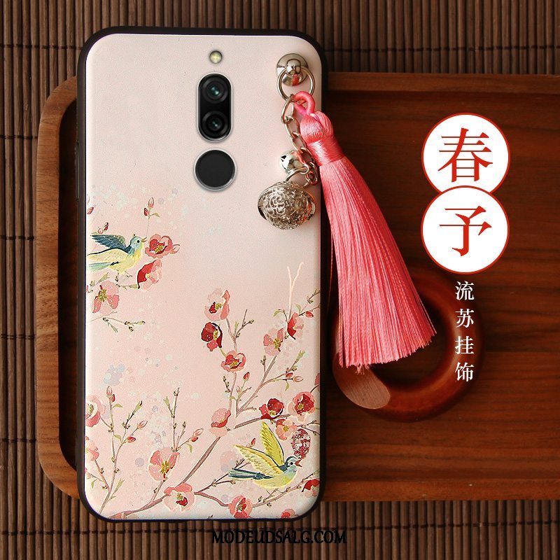 Xiaomi Redmi 8 Etui Alt Inklusive Tassel Relief Nubuck Anti-fald