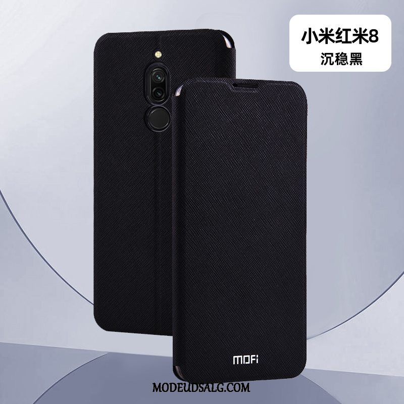 Xiaomi Redmi 8 Etui / Cover Kreativ Anti-fald Lædertaske Rød Ny