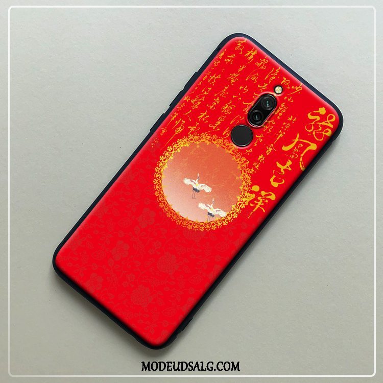 Xiaomi Redmi 8 Etui Sort Beskyttelse Anti-fald Silikone Trend