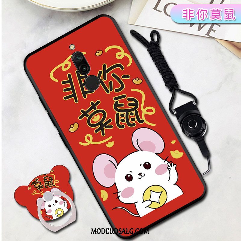 Xiaomi Redmi 8 Etui Sort Blød Support Af Personlighed Cartoon