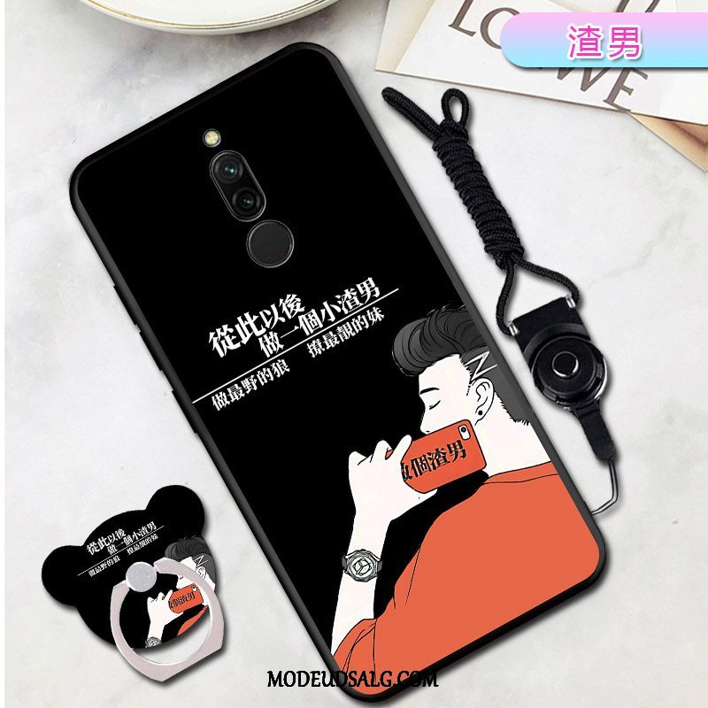 Xiaomi Redmi 8 Etui Sort Blød Support Af Personlighed Cartoon