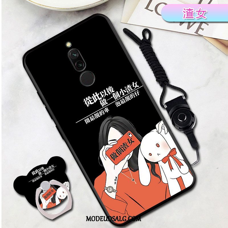 Xiaomi Redmi 8 Etui Sort Blød Support Af Personlighed Cartoon