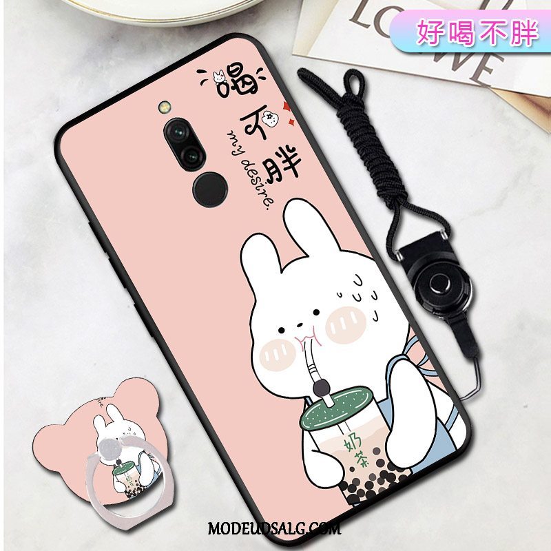 Xiaomi Redmi 8 Etui Sort Blød Support Af Personlighed Cartoon