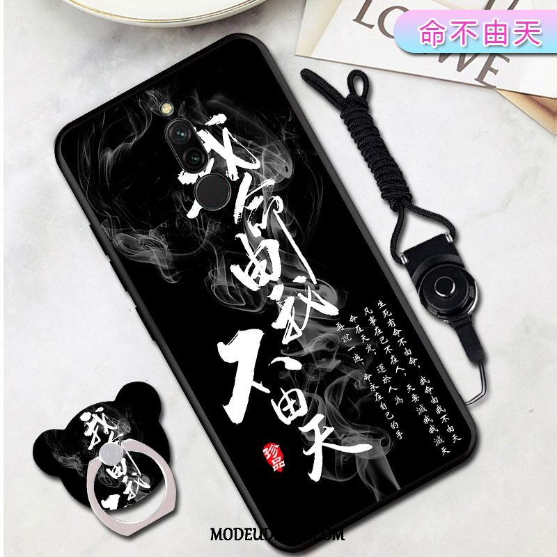 Xiaomi Redmi 8 Etui Sort Blød Support Af Personlighed Cartoon