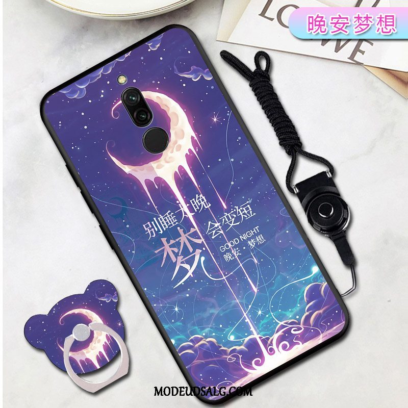 Xiaomi Redmi 8 Etui Sort Blød Support Af Personlighed Cartoon