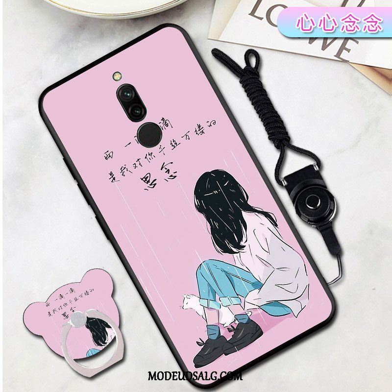 Xiaomi Redmi 8 Etui Sort Blød Support Af Personlighed Cartoon