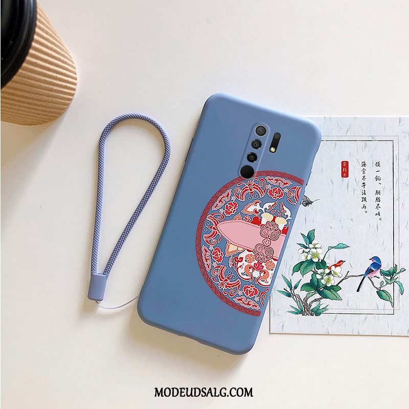 Xiaomi Redmi 9 Etui Anti-fald Blød Kinesisk Stil Vintage Af Personlighed