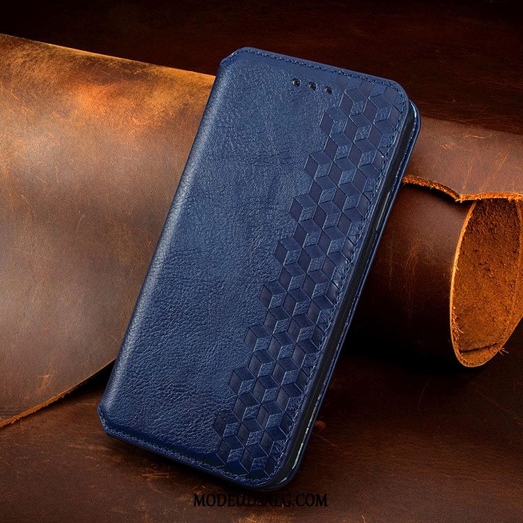 Xiaomi Redmi 9 Etui Blå Beskyttelse Lille Sektion Cover Folio