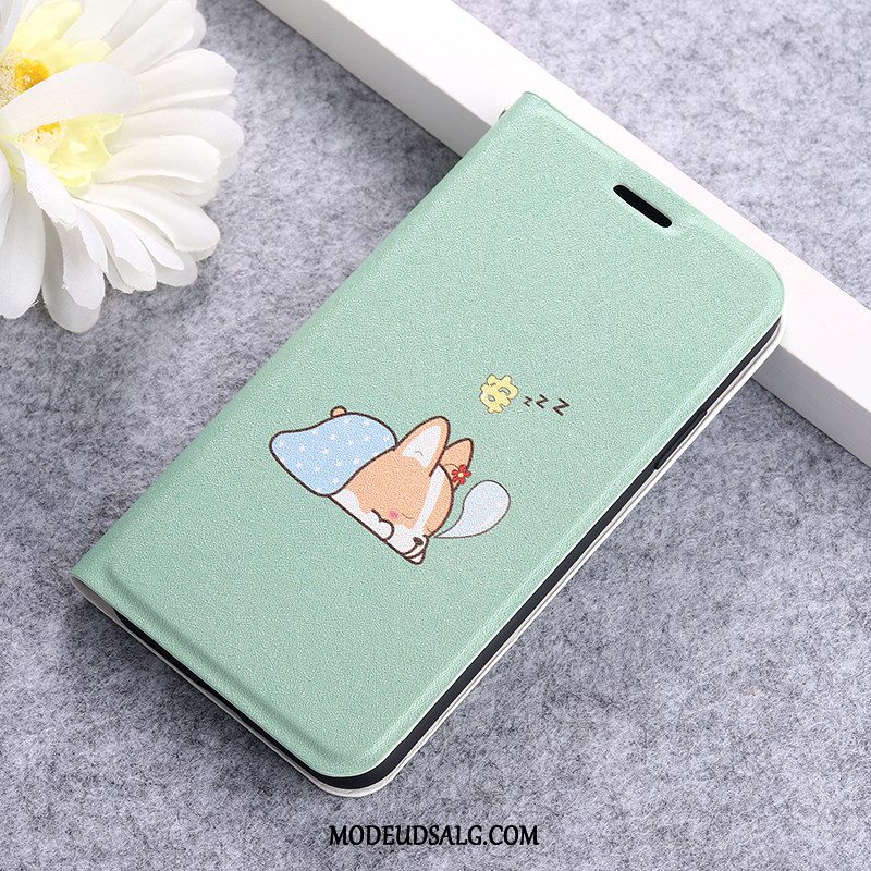 Xiaomi Redmi 9 Etui / Cover Lædertaske Cartoon Alt Inklusive Rød