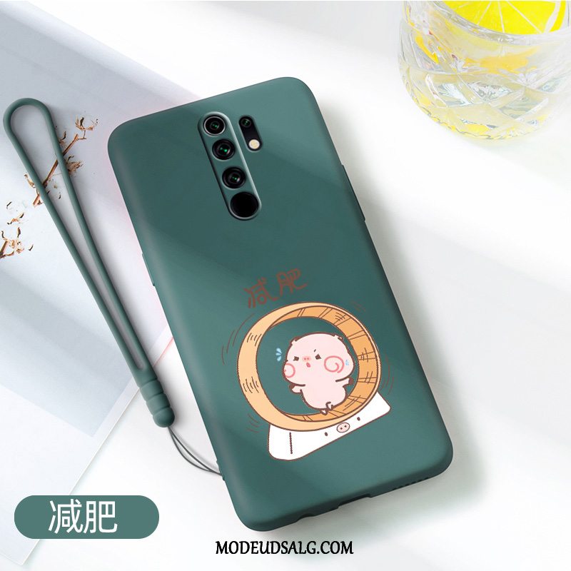 Xiaomi Redmi 9 Etui Hærdning Cartoon Rød Blå Trend