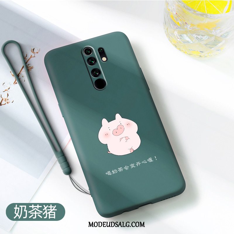 Xiaomi Redmi 9 Etui Hærdning Cartoon Rød Blå Trend