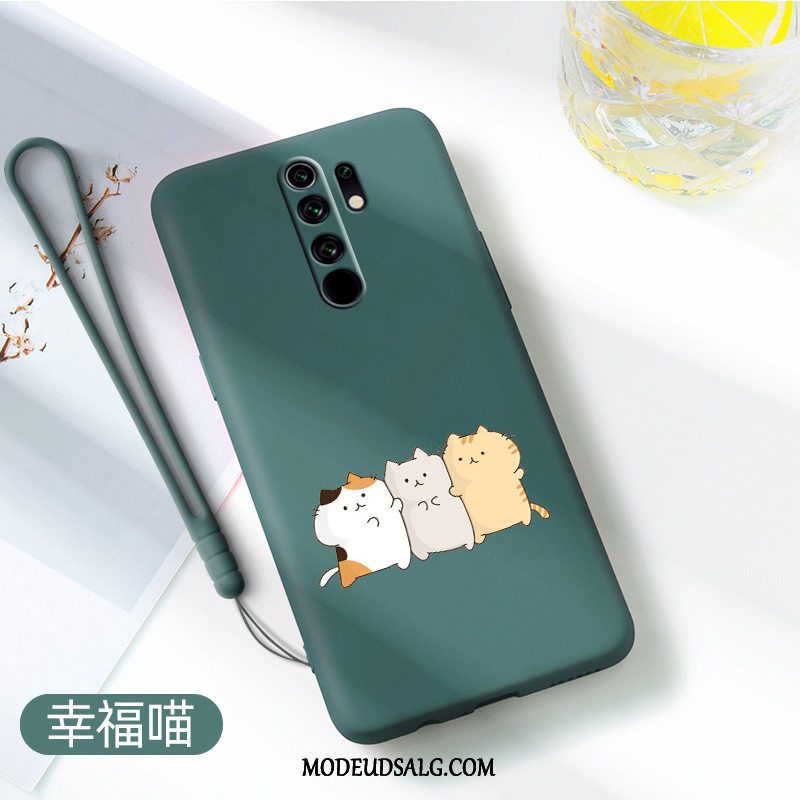 Xiaomi Redmi 9 Etui Hærdning Cartoon Rød Blå Trend