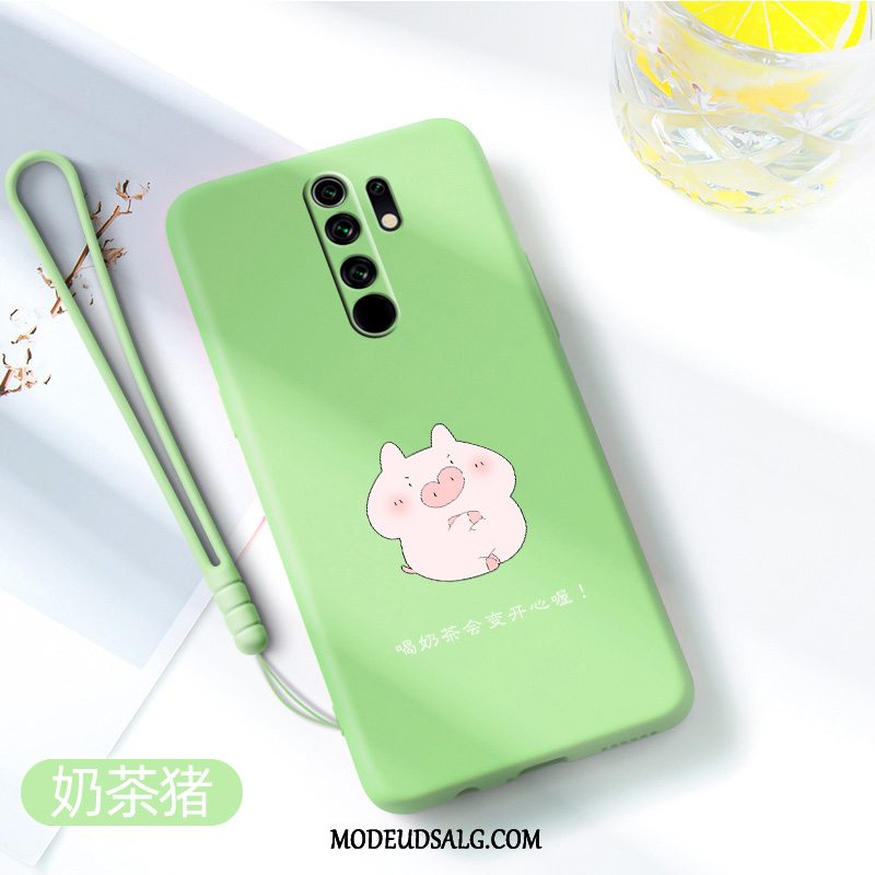 Xiaomi Redmi 9 Etui Hærdning Cartoon Rød Blå Trend