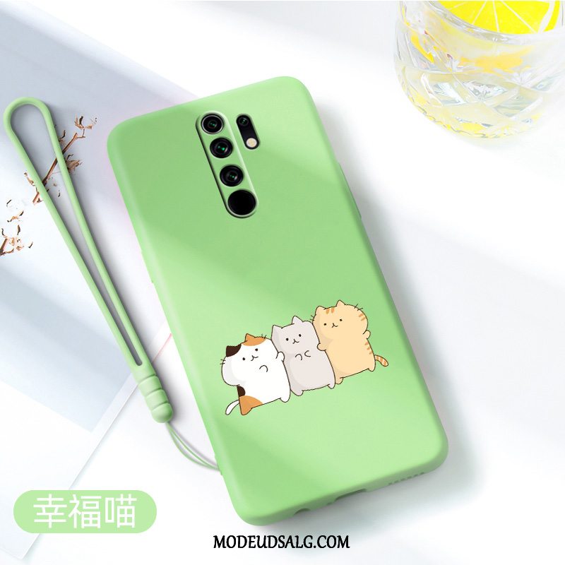 Xiaomi Redmi 9 Etui Hærdning Cartoon Rød Blå Trend