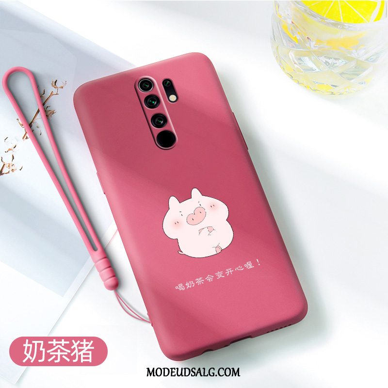 Xiaomi Redmi 9 Etui Hærdning Cartoon Rød Blå Trend