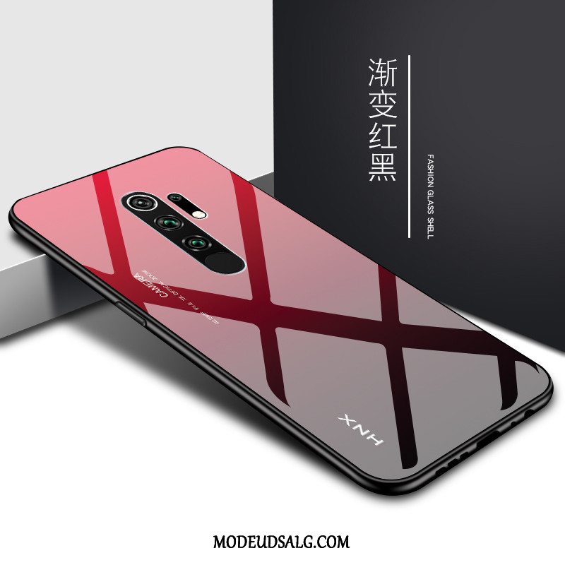 Xiaomi Redmi 9 Etui Net Red Ny Cover Spejl Nubuck