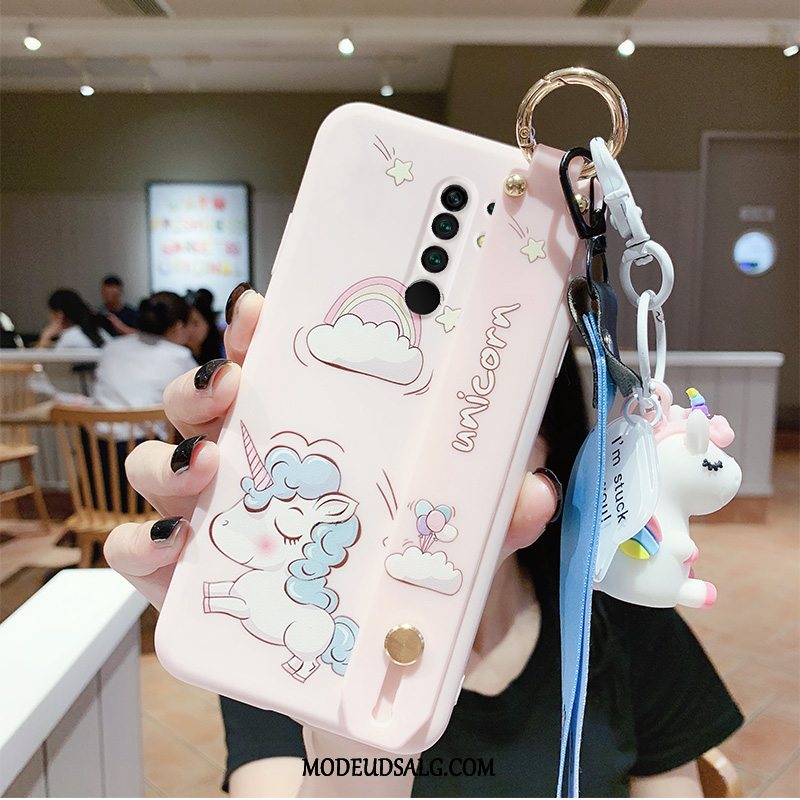 Xiaomi Redmi 9 Etui Silikone Cartoon Lyserød Ny Smuk