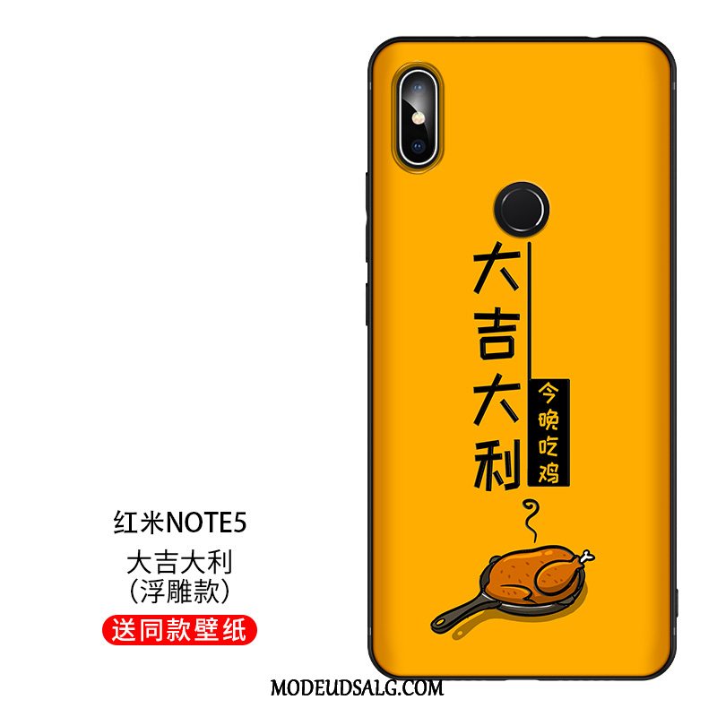 Xiaomi Redmi Note 5 Etui Silikone Anti-fald Cover Af Personlighed Trend