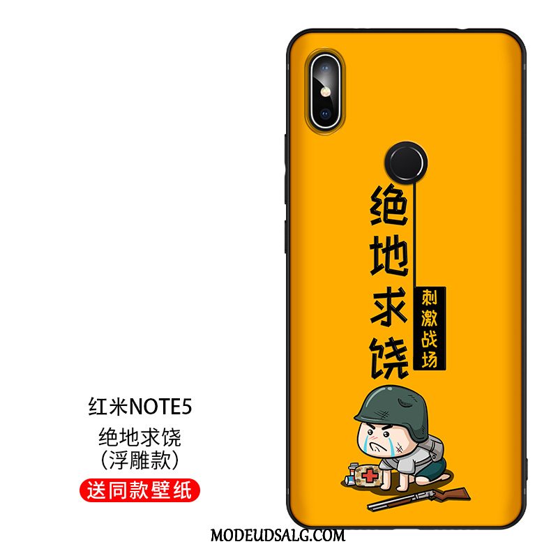 Xiaomi Redmi Note 5 Etui Silikone Anti-fald Cover Af Personlighed Trend