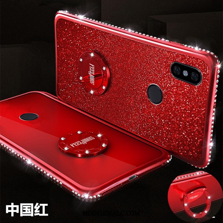 Xiaomi Redmi Note 5 Etui Silikone Lyserød Cover Support Blød