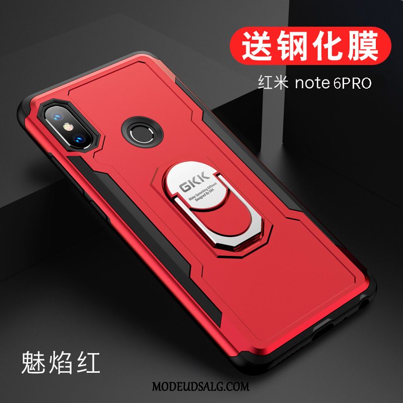 Xiaomi Redmi Note 6 Pro Etui Af Personlighed Anti-fald Rød Alt Inklusive Ny