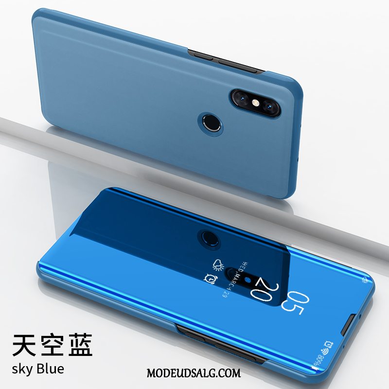 Xiaomi Redmi Note 6 Pro Etui Anti-fald Lædertaske Trend Glas Clamshell