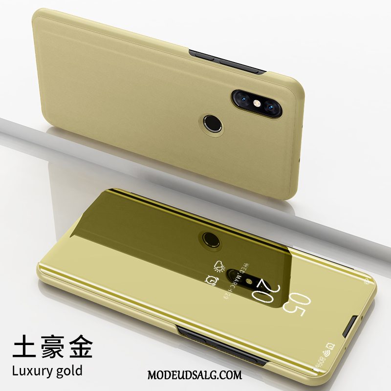 Xiaomi Redmi Note 6 Pro Etui Anti-fald Lædertaske Trend Glas Clamshell