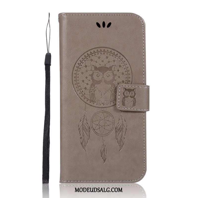 Xiaomi Redmi Note 6 Pro Etui Beskyttelse Cover Lædertaske Rød Folio