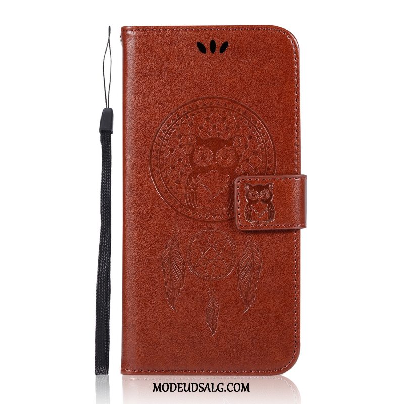 Xiaomi Redmi Note 6 Pro Etui Beskyttelse Cover Lædertaske Rød Folio