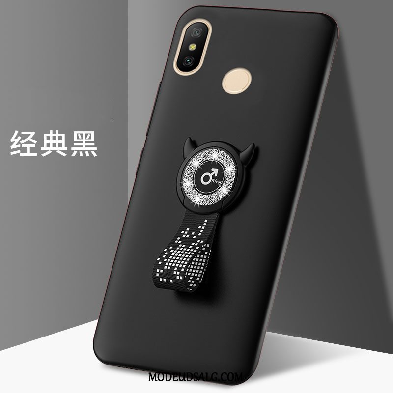 Xiaomi Redmi Note 6 Pro Etui Beskyttelse Nubuck Anti-fald Elskeren Hård