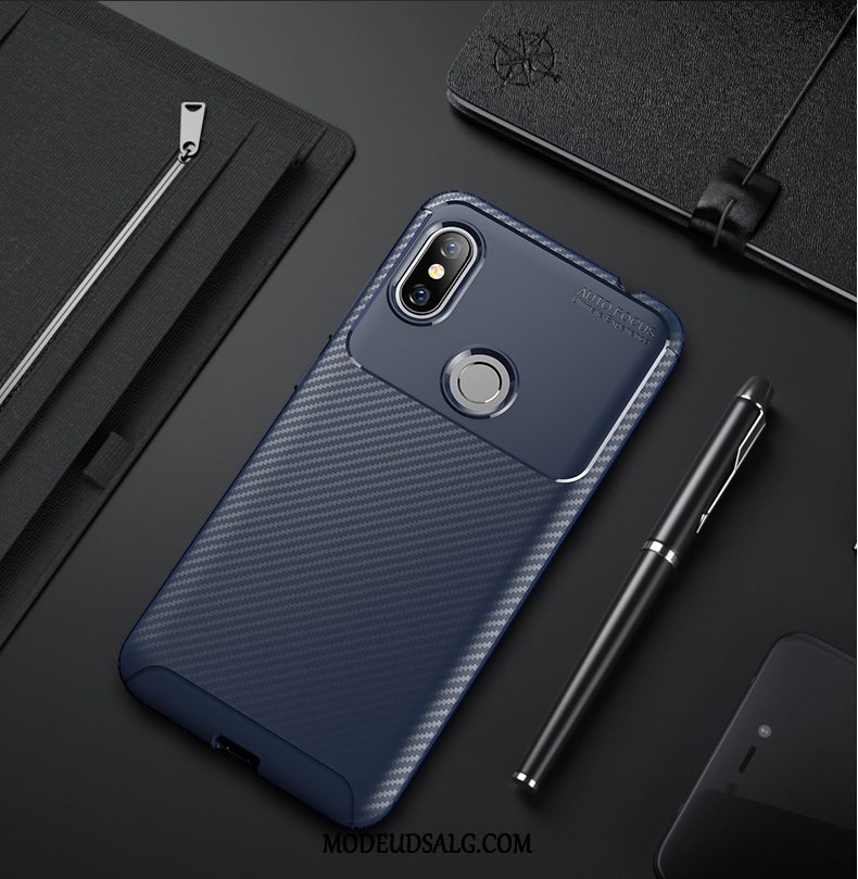 Xiaomi Redmi Note 6 Pro Etui Cover Beskyttelse Blød Sort Rød