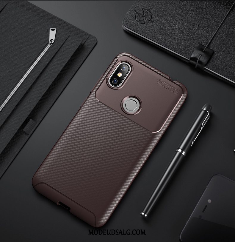 Xiaomi Redmi Note 6 Pro Etui Cover Beskyttelse Blød Sort Rød