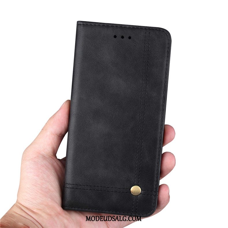 Xiaomi Redmi Note 6 Pro Etui Cover Lædertaske Lille Sektion Folio Anti-fald