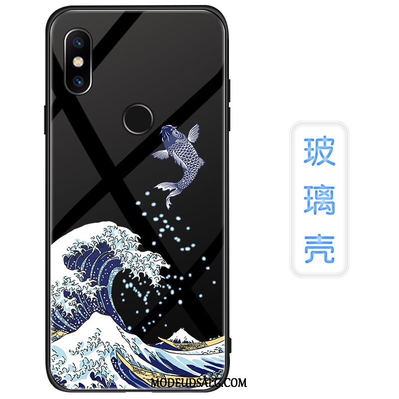 Xiaomi Redmi Note 6 Pro Etui Glas Cover Beskyttelse Alt Inklusive Anti-fald