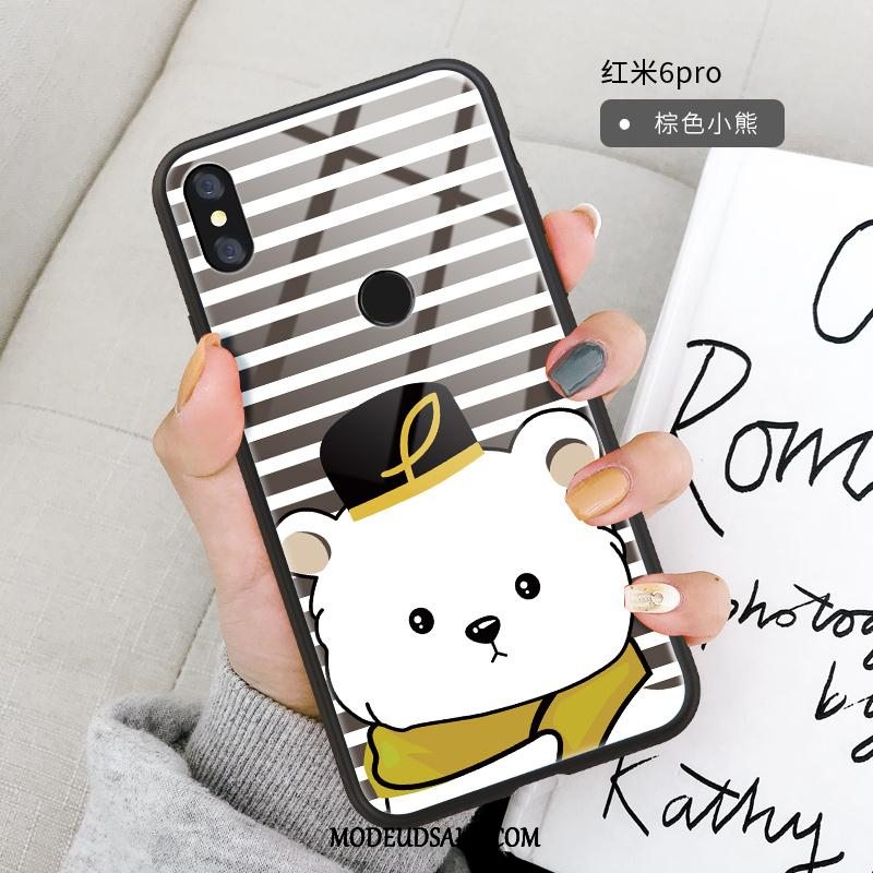 Xiaomi Redmi Note 6 Pro Etui Glas Cover Cartoon Blød Trend