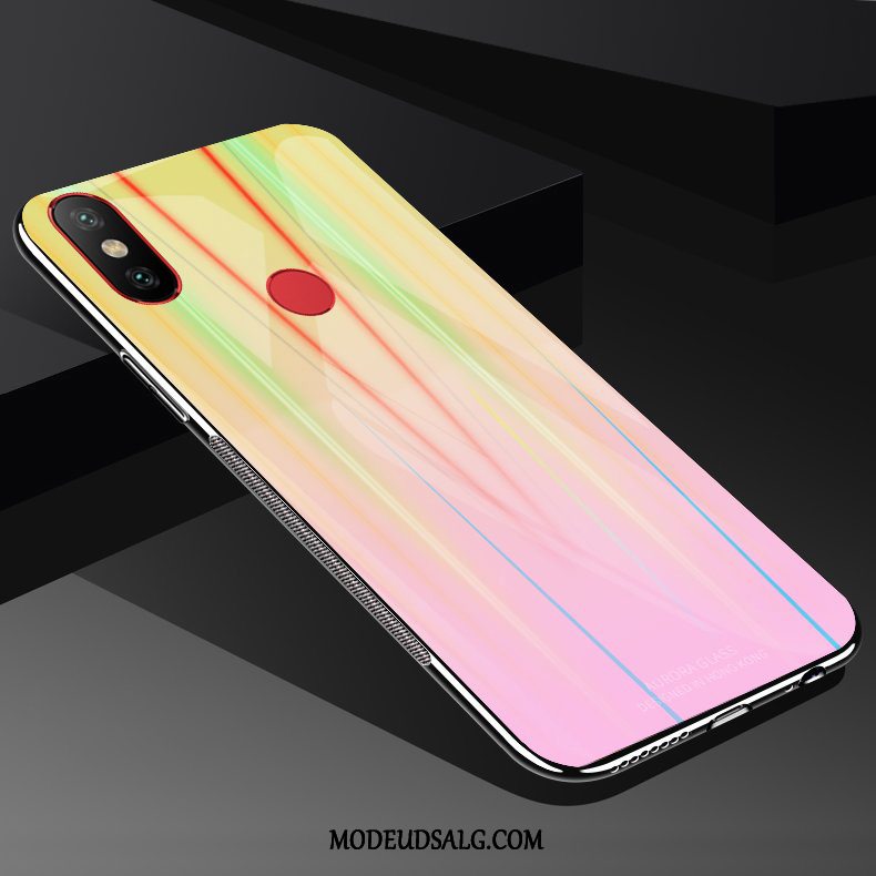 Xiaomi Redmi Note 6 Pro Etui Glas Lilla Hærdning Membrane Beskyttelse